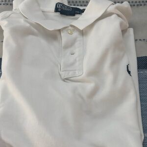 Polo by Ralph Lauren Men’s White Polo with Navy Pony